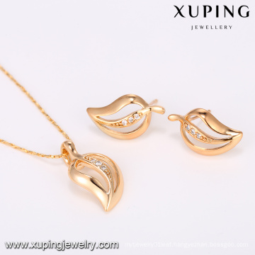 64428 Xuping Fashion Hot Sale 18K Gold Plated Jewelry Sets With 2 PCS